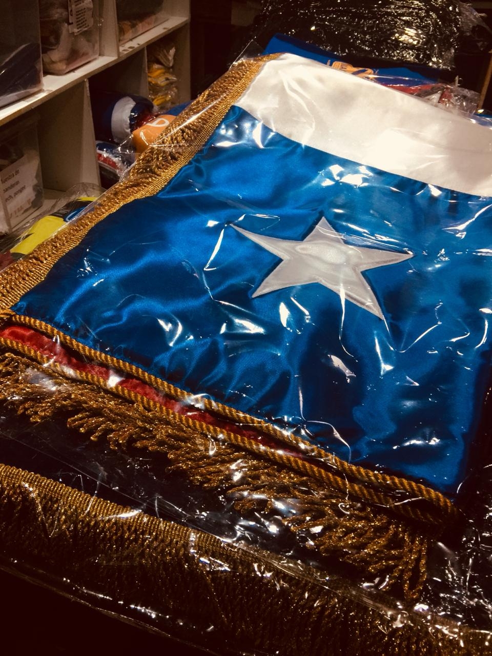 Bandera de raso Estampada 120x180